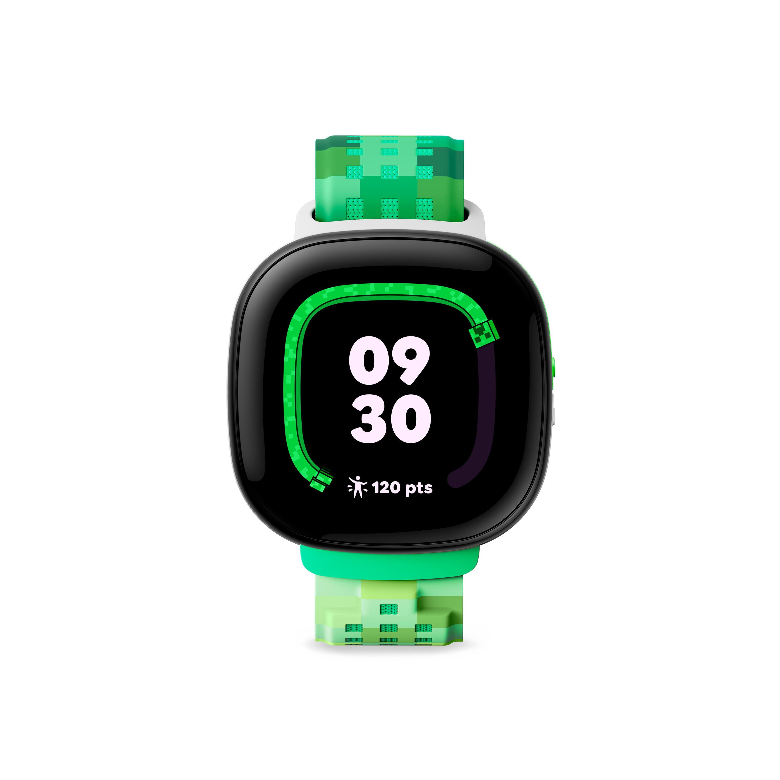 Fitbit Ace LTE Band - Kids Smartwatch Band - Water Resistant - One Size Fits All - Minecraft: Do U Mine?