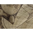 thumbnail image 4 of Ambesonne World Map Quilted Bedspread Set 3 Pcs, Historic Old Atlas, Queen Size, Multicolor, 4 of 5