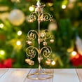 thumbnail image 5 of Viflosae Christmas Decorations Tabletop Metal Christmas Tree Wrought Iron Ornament Display Stand Christmas Ornament 11 Inch Desktop Decorations Mini Xmas Tree Halloween Party, 5 of 7