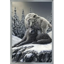 Lisa Parker - Snow Kisses Wall Poster, 22.375" x 34", Framed