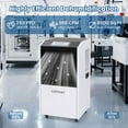 thumbnail image 4 of Costway 250 Pints Commercial Dehumidifier Industrial Heavy Duty Dehumidifierw/Drain Hose, 4 of 9
