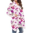 thumbnail image 1 of LOVZFMLL Cardigan for Women's Fashionable Long Sleeved Floral Printed Cardigan Jacket Tops, 1 of 6