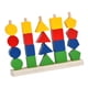 thumbnail image 5 of Juego de juguetes Montessori, juguetes de secuenciación de cuentas de madera, material didáctico, juguetes de interacción, apilador de formas a juego, 5 of 9