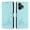 YB01, variant on Cute Cat Embossed Leather Flip Phone Case, Skin-Friendly Wallet Cover with Kickstand for Cricket Icon Plus2026/AT&T Verge 2 (SM333A)/Icon 7 5G.S06
