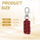 thumbnail image 2 of Uxcell 5 Paquete de Tiradores de Cremallera, Extensión de Tirador de Nylon de 3 Pulgadas, Reemplazo de Cremalleras Tejidas a Mano con Cierre Metálico para Ropa, Mochilas, Maletas, Bolsos, Rojo Vino, 2 of 6