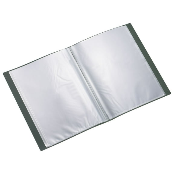 Uxcell 9x12" Binders with Plastic Sleeve, PP 60 Pockets Waterproof File Portfolio Folder Protector, Green