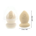 thumbnail image 2 of Unique Bargains 1 Pc Special Shape Face Makeup Sponge for Bedrooms Nude Hydrophilic Polyurethane, 2 of 5