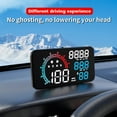 thumbnail image 4 of Digital GPS Speedometer Universal Heads Up Display for Car 5.8 inch Large LCD Display HUD with MPH Speed Fatigued Driving Alert Overspeed Alarm Trip, 4 of 8