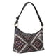 thumbnail image 1 of Bolso bandolera de moda Bolso bandolera estilo bohemio suave para mujer (Geometr negro, 1 of 9