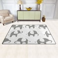 thumbnail image 3 of Elephant Memory Foam Area Rug 31"x20" Non Slip, Absorbent, Fade Proof for Living Room, Bedroom, Office, 3 of 7