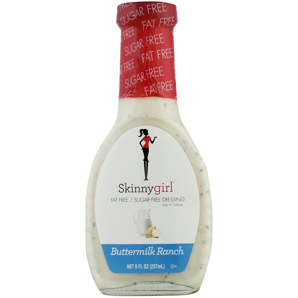 Skinnygirl Fat Free Sugar Free Buttermilk Ranch Salad Dressing , 8 fl