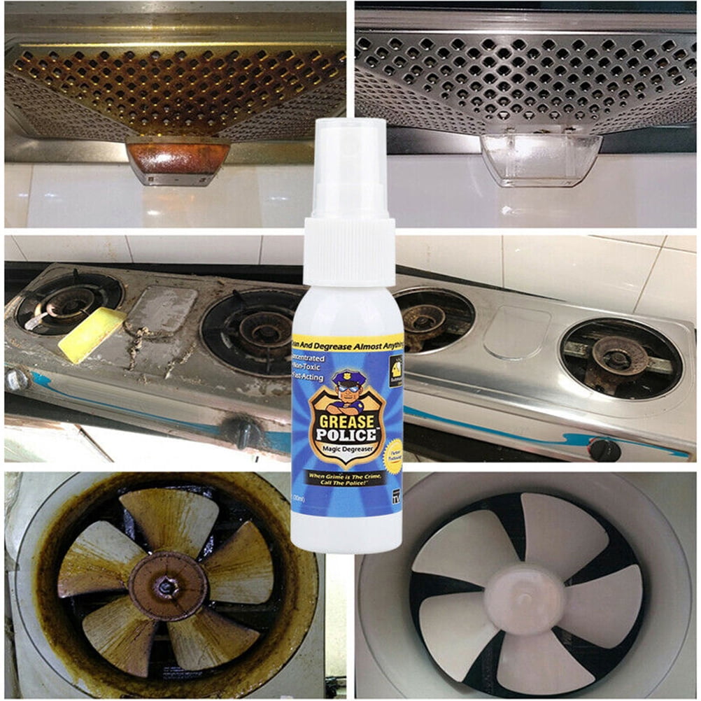 Kitchen Degreasing Cleaner MultiPurpose Grease Remover Spray for Barbecue Grill
