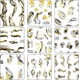 thumbnail image 4 of 9 Sheets Gold Nail Art Decals Graffiti Nail Art Stickers 3D Black Gold Stripe Line Marble Wave Nail Decals French Nail Design DIY Self-Adhesive Colorf, 4 of 4