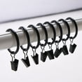 thumbnail image 6 of High Quality 10 Pcs Polished Stainless Steel Ball Shower Curtain Rings Clips Curtain Hooks, 6 of 6