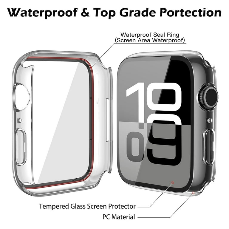 Pack] for Apple Watch Series 10 [42mm] Waterproof Case, IC