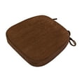 thumbnail image 3 of 1 Cushion Shaped Chair Cushion 6.5" Thick Corduroy Seat Pad for /Dining Chairs, 3 of 8
