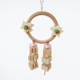 thumbnail image 2 of Parrot Bite Toy Hanging Bite Proof Parrot Chew Block Bird Cage Toy for Parakeet, 2 of 6