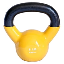 Ader Vinyl Kettlebell Set - 5, 8, 10, 12, 15, 18, 20, 25, 30, 35, 40, 45, 50 lb - Cast Iron Core with Protective Vinyl Coating - Home & Gym Strength Training Equipment