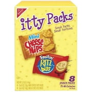 Nabisco: Mini Cheese Nips & Smilin Ritz 0.65 Oz Itty Packs, 8 pk
