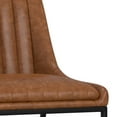 thumbnail image 3 of Simpli Home Melody Dining Chair (Set of 2) in Distressed Tan Vegan Faux Leather, 3 of 12