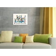 thumbnail image 4 of Mickey Mouse and Disney Characters - Happy Holidays to All - Delta Air Lines (Official Airline of Disney World) - Vintage Travel Poster c.1960s - 8 x 12 inch Vintage Wood Art Sign, 4 of 4