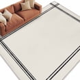 thumbnail image 2 of Pure Apricot Area Rug 5x7 FT, Non Slip Bedroom Throw Carpet, Simple Solid Color Washable Soft Floor Carpet Non-Shedding Rug for Dining Room Bedside Classroom Desk, 2 of 9