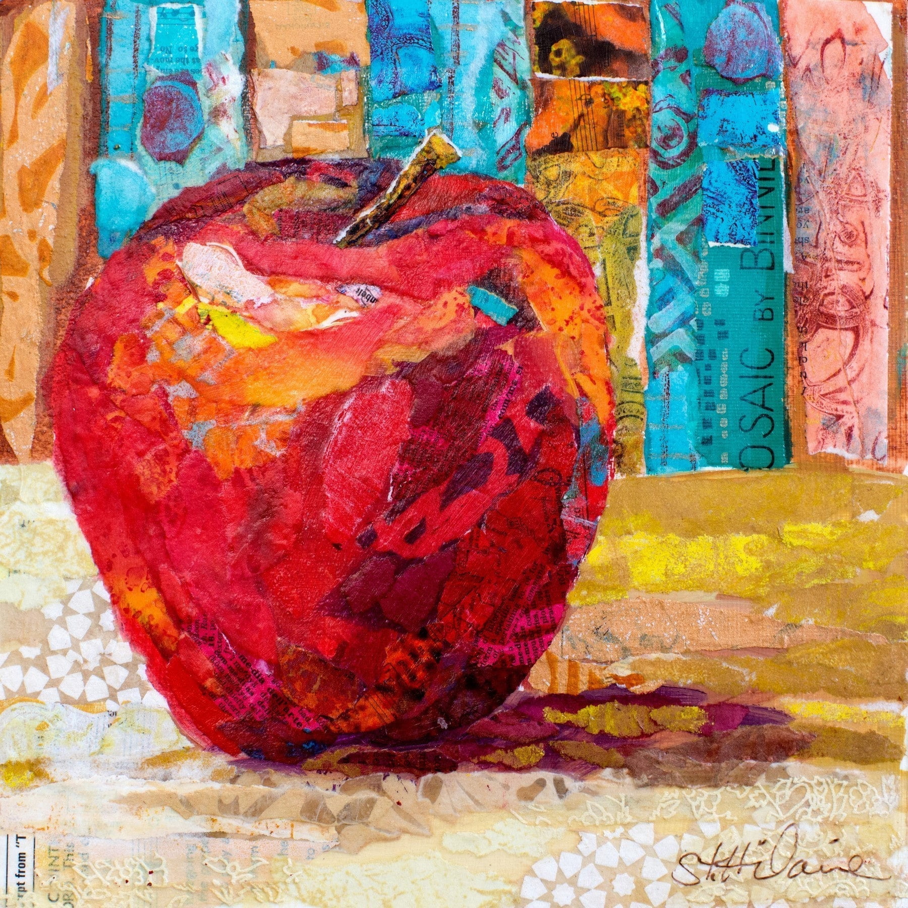 "Red Temptation" Painting Print on Wrapped Canvas