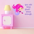 thumbnail image 3 of Kind Brave Smart Enough Mermaid Vibes Seahorse Statfish Princess Fish Starfish Queen Sweet Dreams Bedtime Unicorn Lovely Dear Dream Holiday Gift Decorating Wall Decal Sticker - Size: 10 In X 6 In, 3 of 5