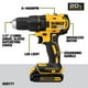 thumbnail image 2 of Taladro inalámbrico DEWALT 20V MAX XR 2.0Ah DCD777D1, 2 of 7