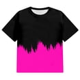 thumbnail image 5 of JAJAHO Mens Short Sleeve T Shirt Plus Size Loose Fit Fashion Casual 3D Printed Crew Neck Color Block T-Shirts Graphic Tee Comfortable Tops, 5 of 5