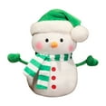 thumbnail image 1 of Christmas Doll Cozy Snowman Soft Huggable Doll For Kids, 1 of 6