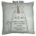 thumbnail image 2 of EREHome cute cat unicorn Pillow Case Home Decor Cushion Cover 18x18 Inch, 2 of 2