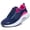 RoseBlueRed, variant on Women's Arch Support Walking Shoes - Breathable Orthotic Sneakers for Plantar Fasciitis Pain Relief WhiteGray US Size 10