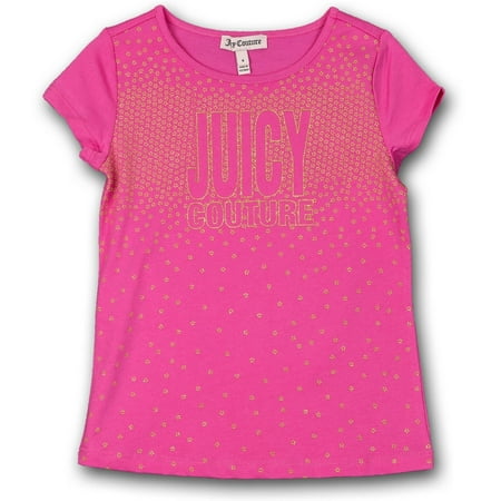 Juicy Couture Women T-shirts - juicy couture kids girl's star embellished t-shirt pink