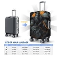 thumbnail image 6 of Fotbe Full Moon Black Dragon Luggage Cover Protector,Suitcase Protector,Scratch and Dirt Resistant,Fits 18-32 Inch Luggage-Medium, 6 of 9