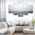 thumbnail image 1 of Panoramic Aerial View of Big City - Landscape Canvas Art Print, 1 of 3