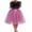 Dark pink, variant on Womens Princess Ballet 7 Layers Tulle Tutu Skirt Wedding Party Evening Cocktail Mini Summer Dress