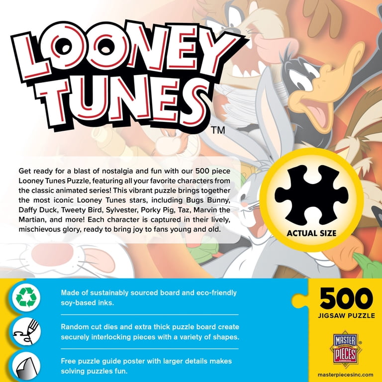 MasterPieces - Looney Tunes 500 Piece Jigsaw Puzzle for Adults