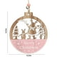 thumbnail image 3 of Jarrón Transparente para Colgar En La Pared, Decoración Navideña, Colgante de Muñeco de Nieve, Pintado En Tinta Rosa, Regalos para Hombres, Relleno de Regalos, Decoración Navideña, Colgante Familiar, 3 of 7