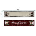 thumbnail image 6 of Christmas Sale! Buffalo Plaid Winter Christmas Trees Merry Xmas Table Runner for Dining Table 13*70in, 6 of 7