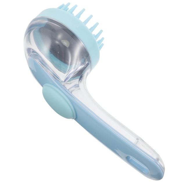 NUOLUX Masajeador De Cuero Cabelludo Azul Con Líquido Para Exfoliar Y El Cabello