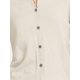 thumbnail image 5 of Suéter ligero de mujer Inspire Chic, con cuello redondo, botones, manga larga, cardigan, talla XL, color beige, 5 of 6