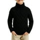 thumbnail image 2 of Cowsor Toddler Baby Boys Girls Knit Sweaters Cable Turtleneck High Collar Fall Winter Soft Warm Sweater Pullover Tops, 2 of 5