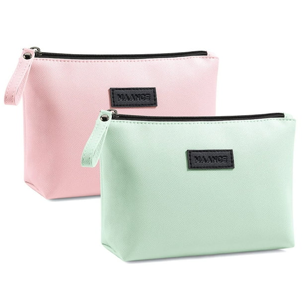 Bolsa de maquillaje MAANGE pequeña para monedero, 2 unidades, de viaje, impermeable