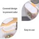 thumbnail image 3 of Soporte para bolsa de basura (amarillo), estante colgante para bolsa de basura con tapa, soporte de almacenamiento para bolsas de basura para el hogar y la cocina, 1 unidad, 3 of 5