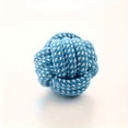 thumbnail image 5 of 1pc Durable Small Knot Rope Ball, Bite Resistant Dental Cleaning Pet Toy for Small Dogs and Puppies, Polyester Blend, Random Color, Without Battery, 5 of 5