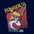 thumbnail image 2 of Boys The Super Mario Galaxy Movie Bowser Jr. Halftone Painting T Shirt, 2 of 5