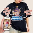 thumbnail image 2 of Custom T Shirts Vintage Design Your Own Photo Tee Gifts for Boy Or Girl Birthday Shirts for Men Women, 2 of 3