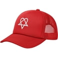 thumbnail image 1 of Heartagram Canvas mesh Baseball Cap Trucker hat, 1 of 7