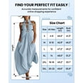 thumbnail image 5 of 2026 Womens Minimalist Halter Neck Maxi Dress with Pockets, Minimalist Halter Neck Maxi Dress for Women, 5 of 7